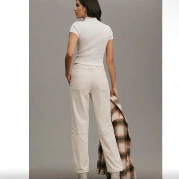 Anthropologie Pilcro Corduroy Utility Pants Square Pocket - Picture 2 of 10